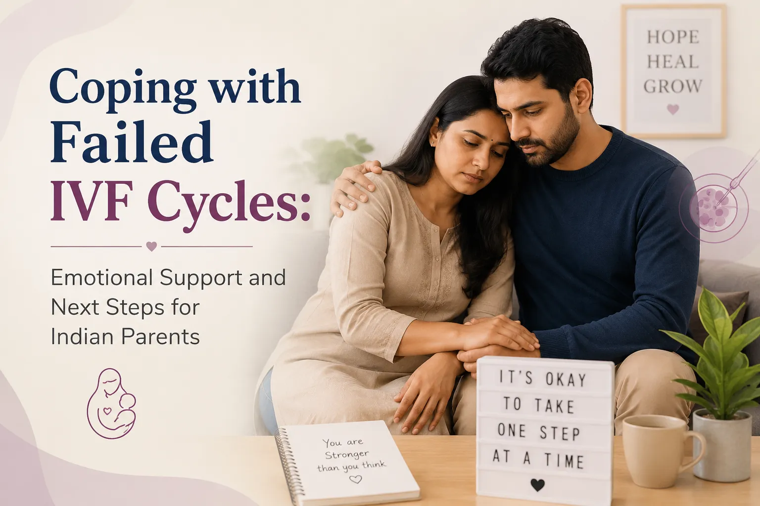 Coping with Failed IVF Cycles: Emotional Support and Next Steps for Indian Parents